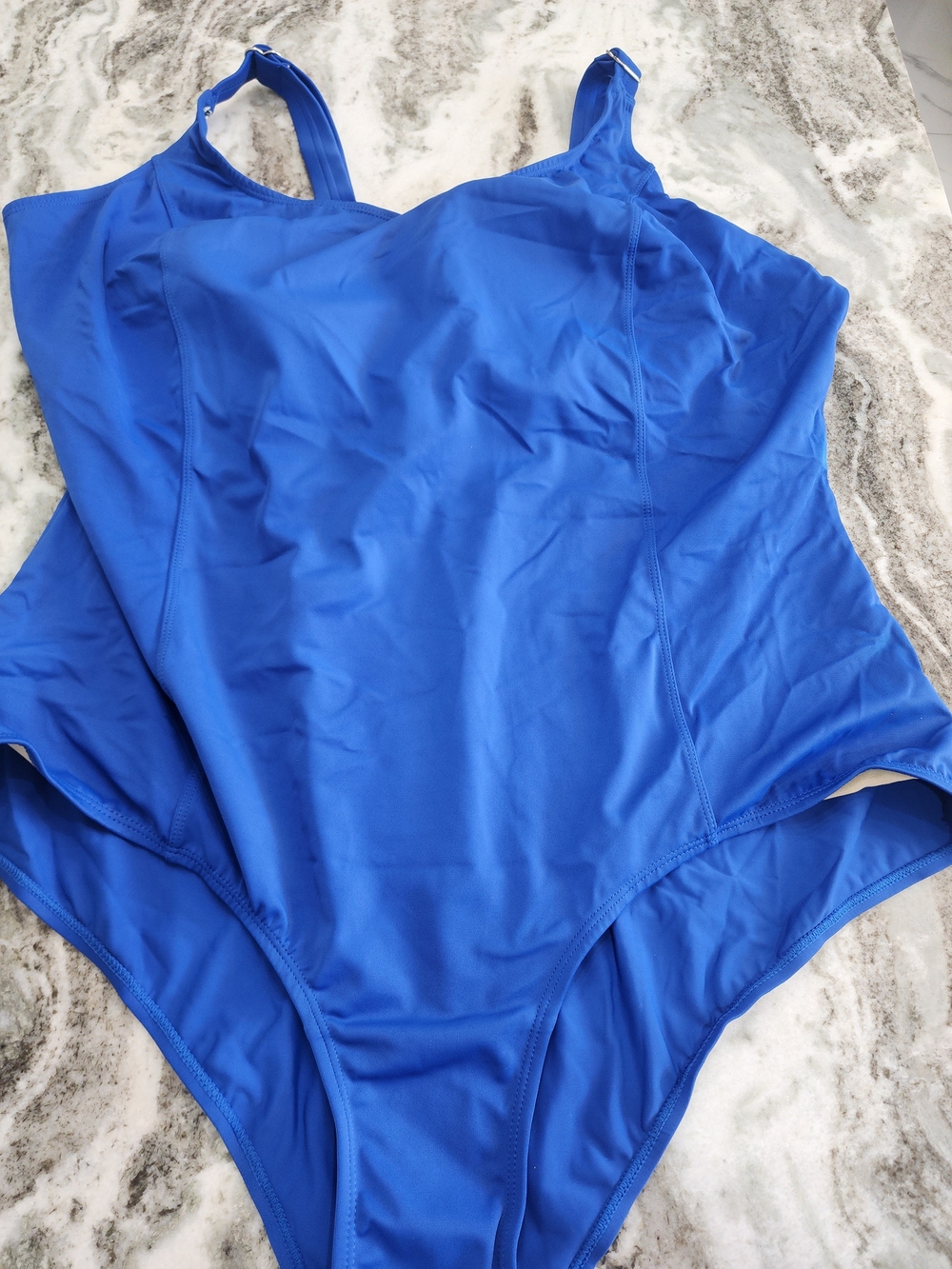 Classic One-Piece Swimsuit in Royal Blue - Women's